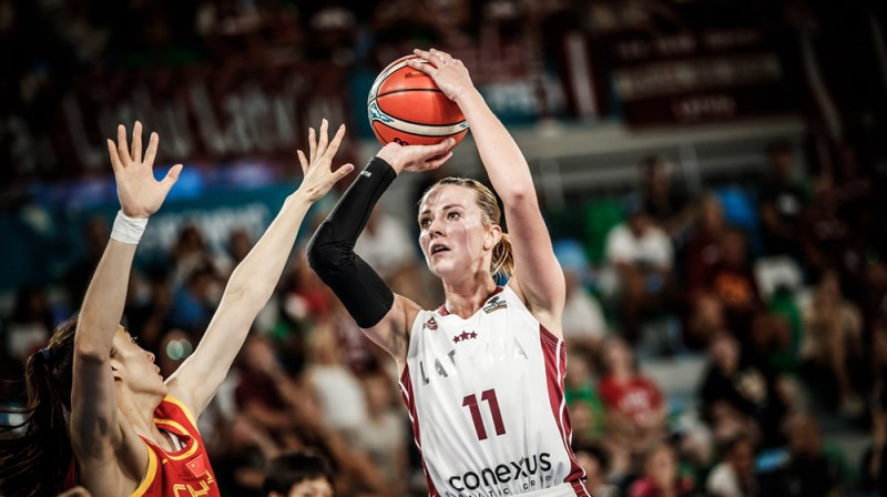 Aija Jurjāne: 97 spēles spēcīgajā Turcijas līgā. Foto: FIBA