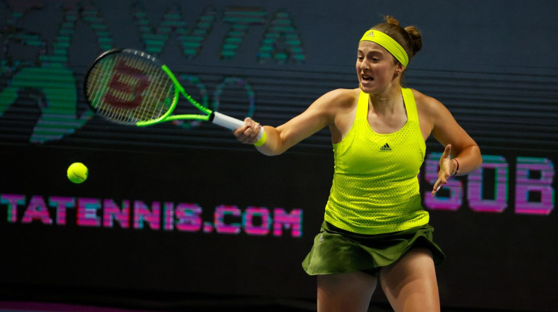 Aļona Ostapenko. Foto: Zuma Press/Scanpix