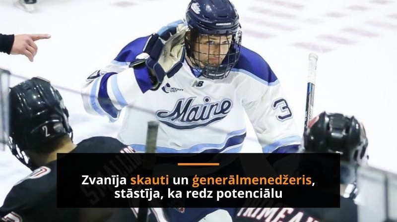 Eduards Tralmaks. Foto: University of Maine Athletics