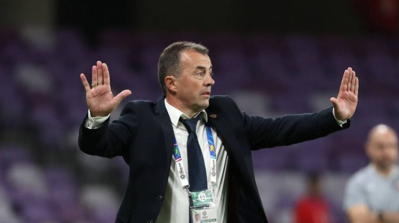 Miodrags Radulovičs, vadot Libānas izlasi. Foto: imago/Xinhua/Scanpix