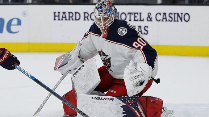 Elvis Merzļikins. Foto: nhl.com