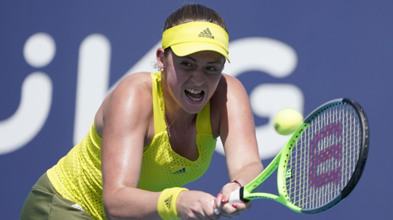 Aļona Ostapenko. Foto: AP/Scanpix
