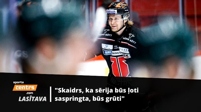 Rodrigo Ābols. Foto: Örebro Hockey
