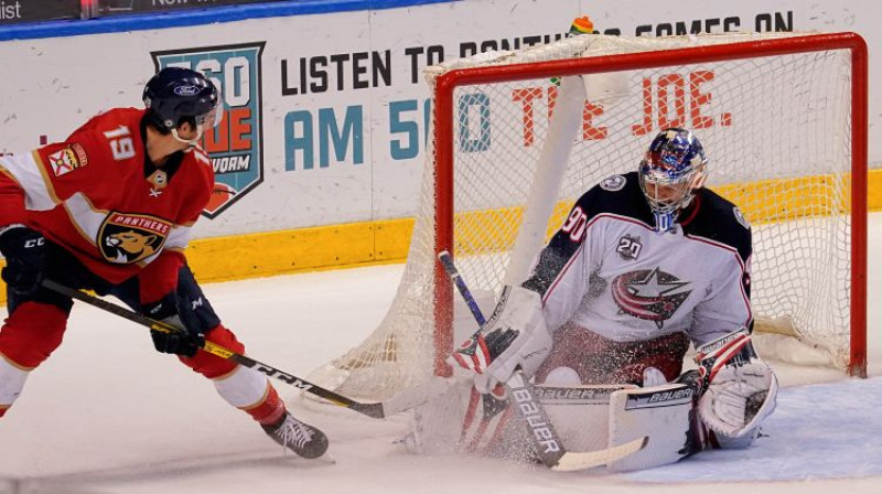 Elvis Merzļikins. Foto: USA Today Sports/Scanpix