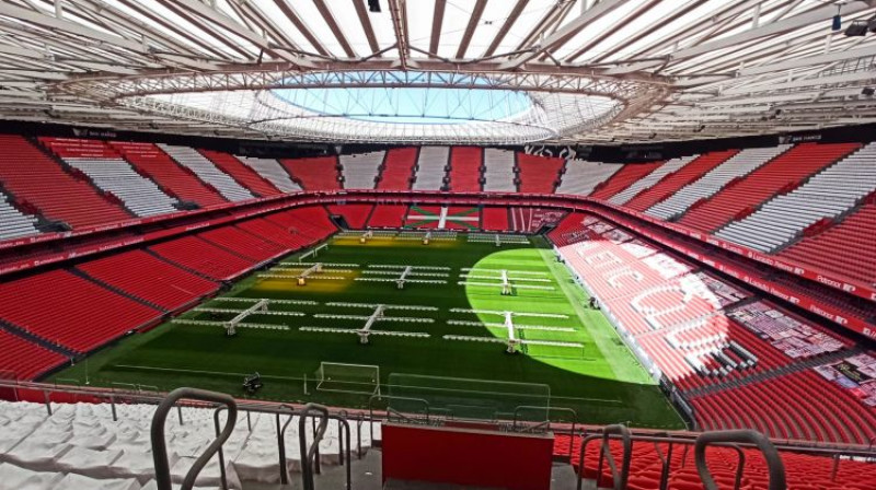 "San Mames" stadions Bilbao. Foto: Reuters/Scanpix