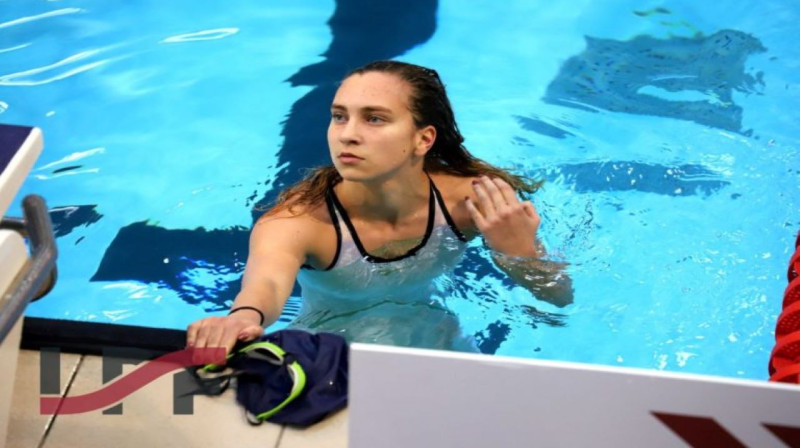Arina SIsojeva. Foto: Latvijas peldēšanas federācija.