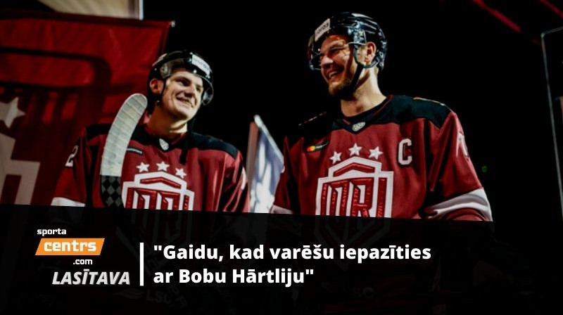 Jānis Švanenbergs un Miks Indrašis. Foto: Rīgas "Dinamo"
