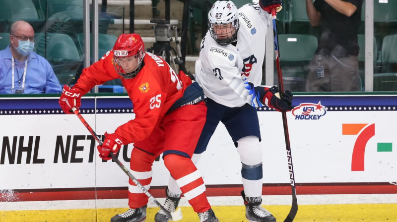 ASV pret Krieviju. Foto: USA Hockey