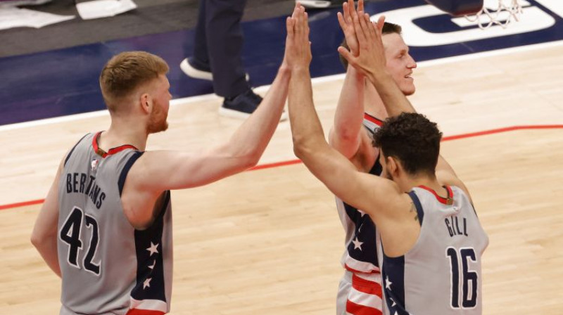 Dāvis Bertāns "Wizards" sastāvā. Foto: USA TODAY Sports/Scanpix