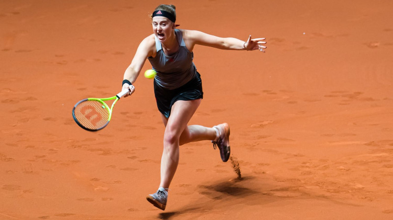 Aļona Ostapenko. Foto: AFP/Scanpix