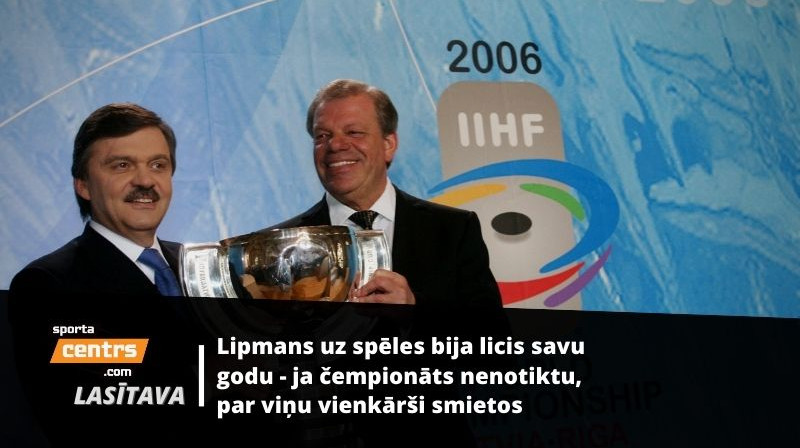 Renē Fāzels un Kirovs Lipmans 2006. gadā. Foto: Jānis Pipars/Code 20306/Scanpix