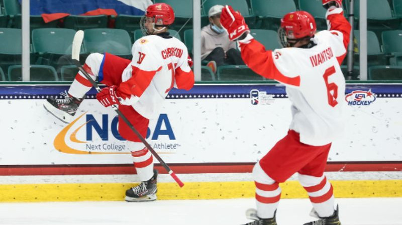 Ņikita Čibrikovs. Foto: IIHF