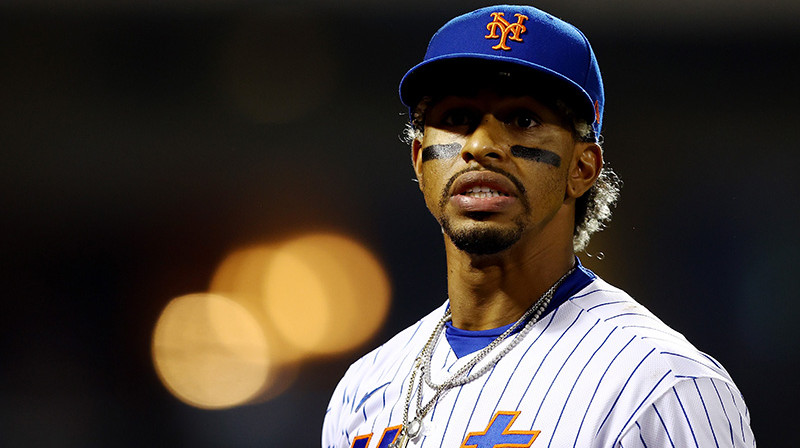 Ņujorkas "Mets" beisbolists Francisko Lindors. Foto: AFP/Scanpix