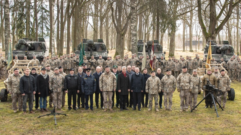 Nacionālo bruņoto spēku pasākums. Foto: Armīns Janiks, Aizsardzības ministrija