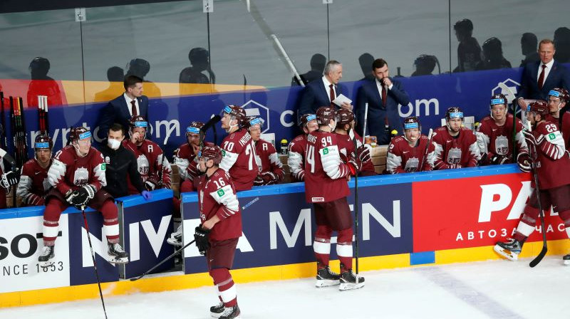 Latvijas izlase. Foto: Toms Kalniņš/EPA/Scanpix