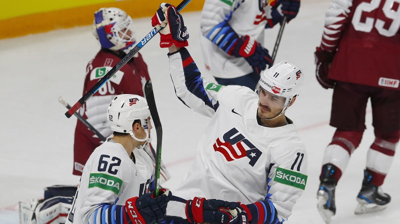 Braiens Boils svin pirmo vārtu guvumu ASV izlasē. Foto: Reuters/Scanpix