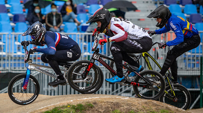 Helvijs Babris (#76). Foto: Navadanet/ UCI BMX Supercross