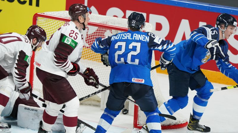 Antons Lundells gūst uzvaras vārtus. Foto: Romāns Kokšarovs, f64