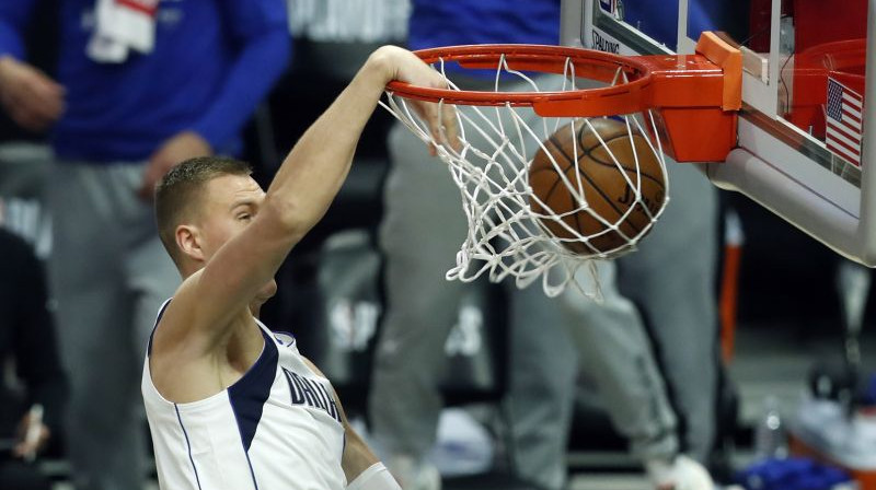 Kristaps Porziņģis. Foto: EPA/Scanpix