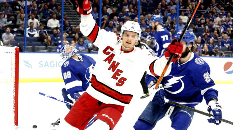 Sebastians Aho. Foto: USA Today Sports/Scanpix