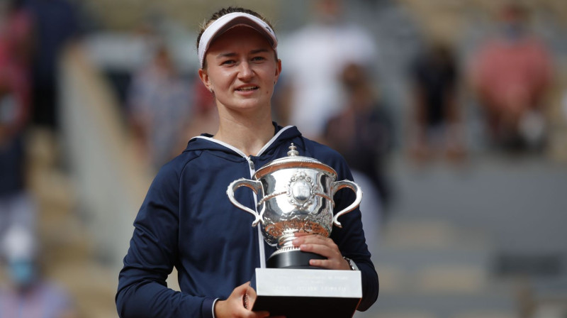 Barbora Krejčīkova. Foto: Reuters/Scanpix