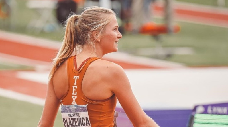 Kristīne Blaževiča. Foto: texassports.com