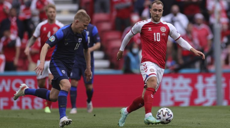 Kristians Ēriksens. Foto: AP/Scanpix