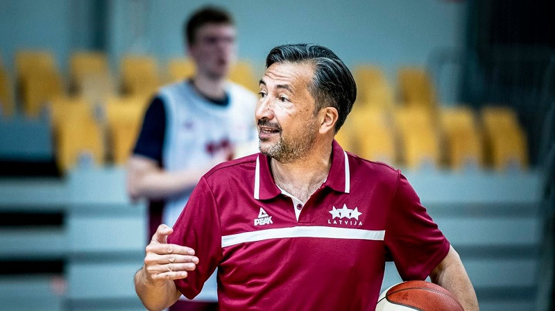 Luka Banki 2021. gada 17. jūnijā Olimpiskajā sporta centrā. Foto: Romāns Kokšarovs/f64