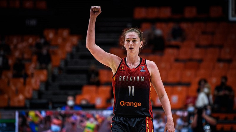 Emma Mēsemana un Beļģija: bronzas medaļa "Women`s EuroBasket 2021". Foto: FIBA
