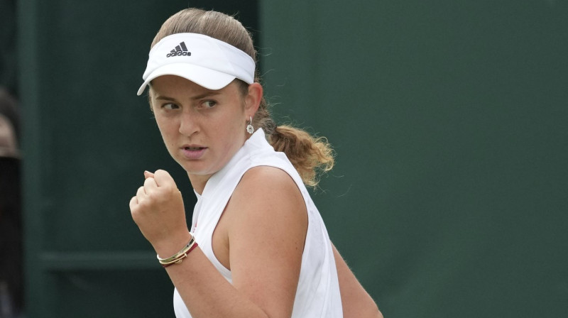 Aļona Ostapenko. Foto: AP/Scanpix