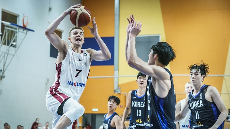 Rodijs Mačoha 2021. gada 9. jūlijā. Foto: Romāns Kokšarovs, FIBA