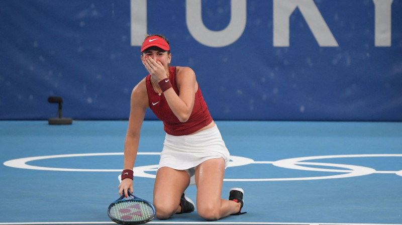 Belinda Benčiča nupat iekļuvusi olimpisko spēļu finālā. Foto: AFP/Scanpix