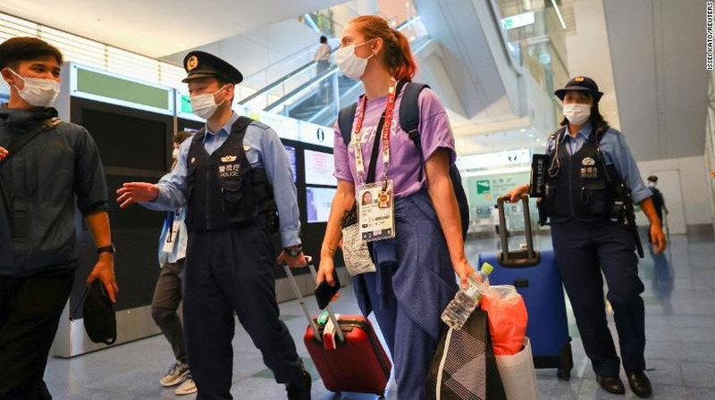 Kristina Cimanouska. Foto: CNN