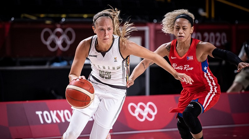 Beļģijas saspēles vadītāja Žulī Alemāna. Foto: FIBA