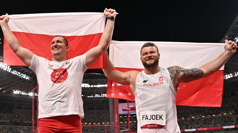 Vojciehs Novickis un Pāvels Fajdeks. Foto: AFP/Scanpix.ee