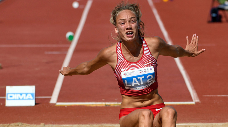 Darja Sopova. Foto: Romāns Kokšarovs/Athletics.lv