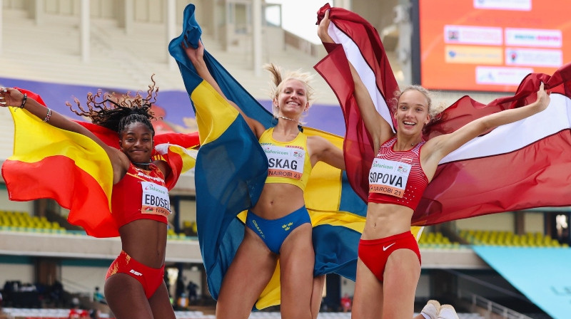 Darja Sopova pa labi. Foto: World Athletics