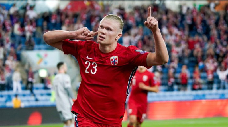 Ērlings Holanns. Foto: AFP/Scanpix