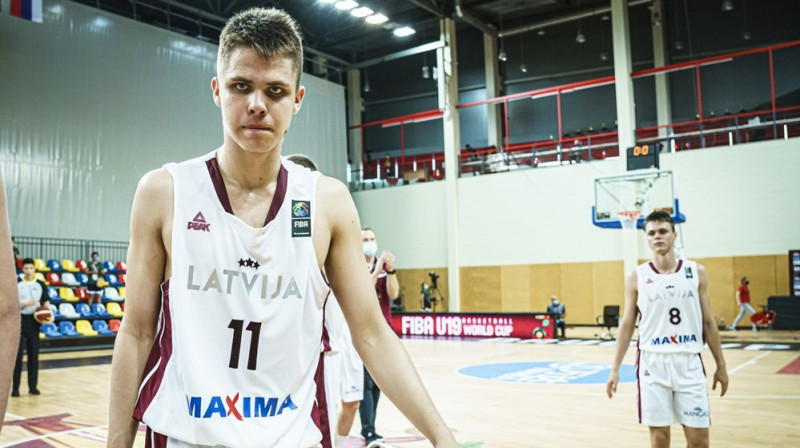 Ričards Daniels Vanags (#11). Foto: FIBA