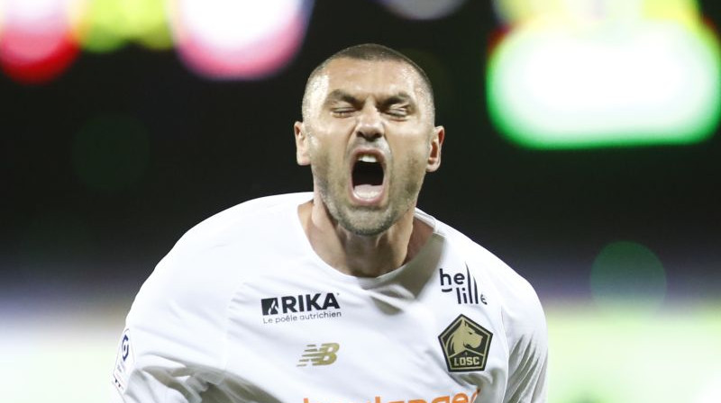 "Lille" uzbrucējs Buraks Jilmazs. Foto: Reuters/Scanpix