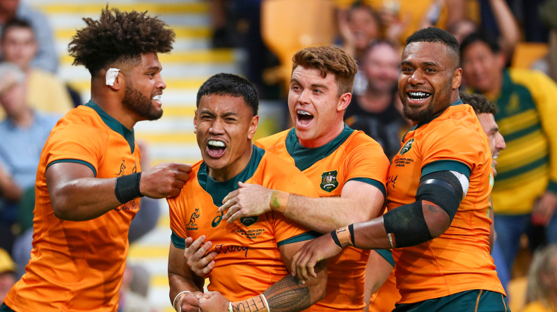 Austrālijas izlases regbisti, Foto:AP/Scanpix