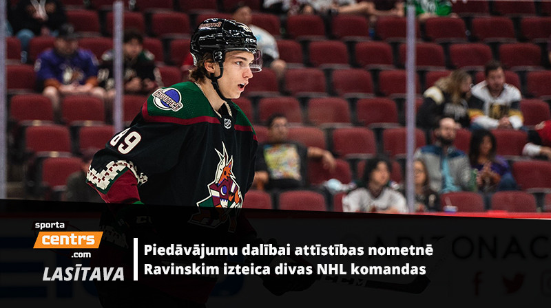 Anrī Ravinskis. Foto: Arizona Coyotes