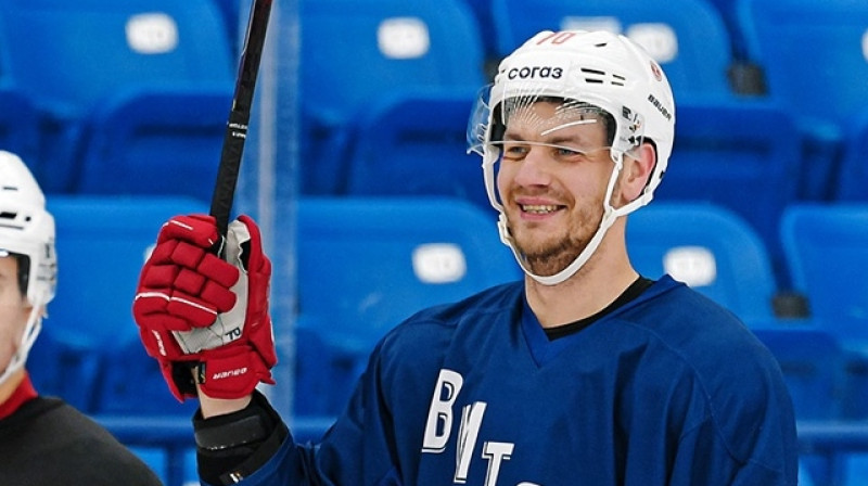 Miks Indrašis. Foto: Deniss Dudujevs, HC Vityaz