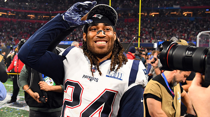 Stīvens Gilmors "Patriots" rindās kļuva par "Super Bowl" ieguvēju. Foto: USA Today Sports/Scanpix