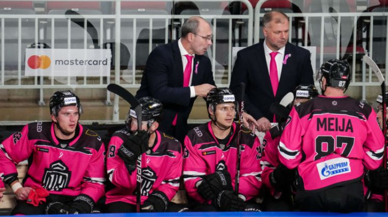 Sergejs Zubovs un Valērijs Kuļibaba. Foto: dinamoriga.lv