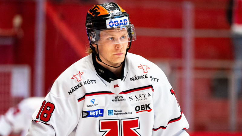 Rodrigo Ābols. Foto: Örebro Hockey