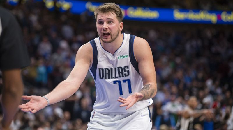 "Mavericks" līderis Luka Dončičs. Foto: USA Sports Today