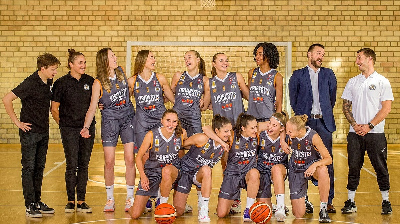 Viļņas "Kibirkštis MRU" basketbolistes 2021. gada rudenī. Foto: Kibirkštis