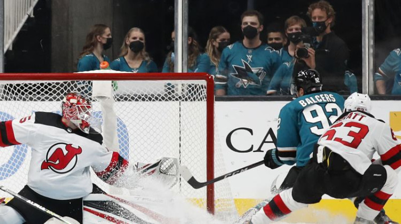 Rūdolfs Balcers gūst vārtus. Foto: AP/Scanpix