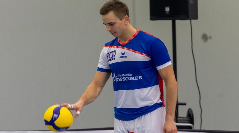 Edvarts Buivids. Foto: Latvijas Volejbola federācija.